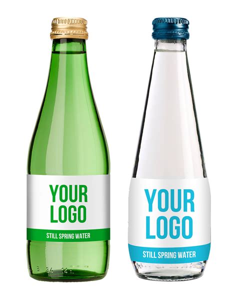 Branded Still water, Glass bottle 330 ml with full colour label, 1080 bottles, Only £ 0.53 per ...