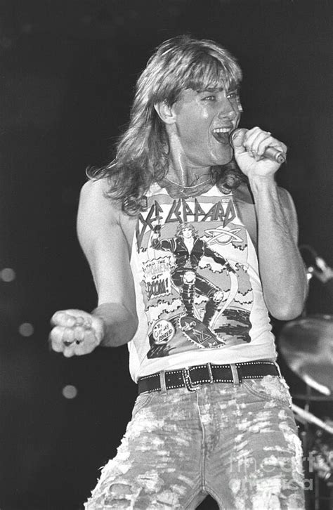 Def Leppard Joe Elliott Photograph by Concert Photos - Fine Art America