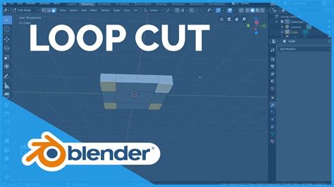 Loop Cut - Blender 2.80 Fundamentals - YouTube