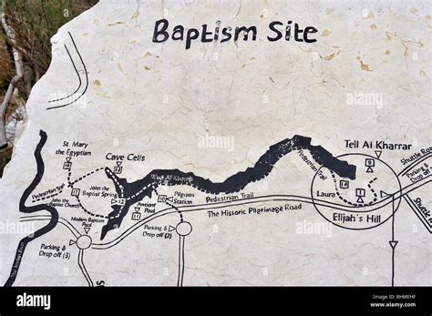 Where John The Baptist Baptized Jesus Map