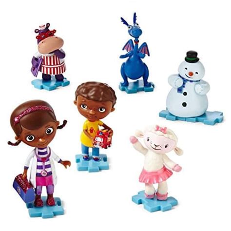 Disney Doc McStuffins 6 Piece Figure Set Figurine Playset Girls | Toy ...