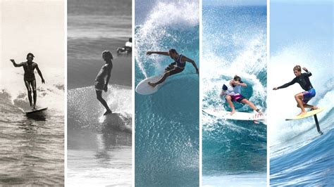 A brief history of the evolution of surfboards