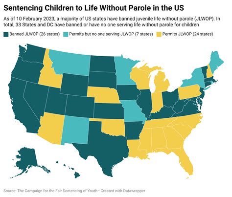 Which states ban life without parole for children? - Campaign for the ...