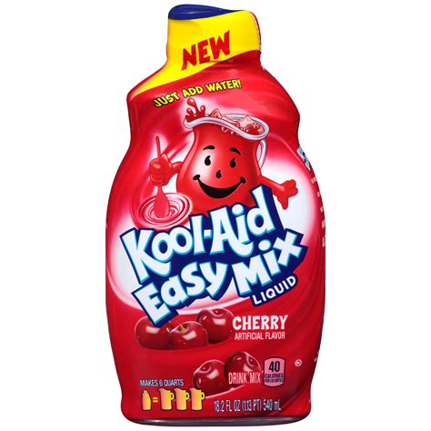 Kool-Aid Easy Mix Cherry Liquid Drink Mix, 18.2 Fl. Oz. - Walmart.com - Walmart.com