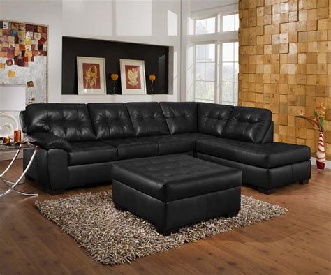 Black Leather Couch