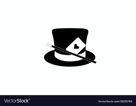 Magician or magic logo Royalty Free Vector Image