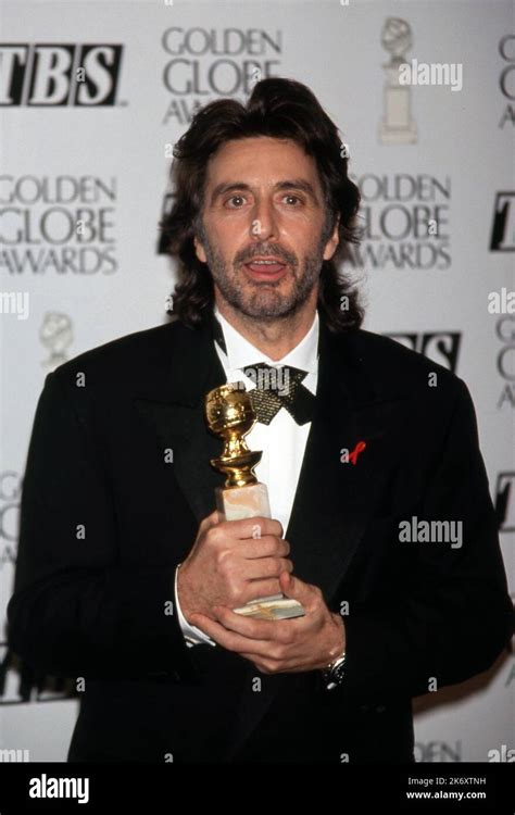 Al Pacino at The 50th Annual Golden Globe Awards at Beverly Hilton Hotel in Beverly Hills ...