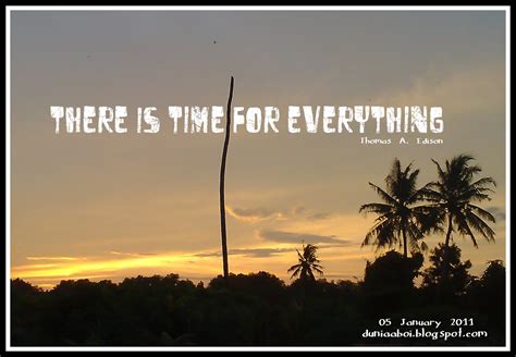 Dunia Aboi: There Is Time For Everything