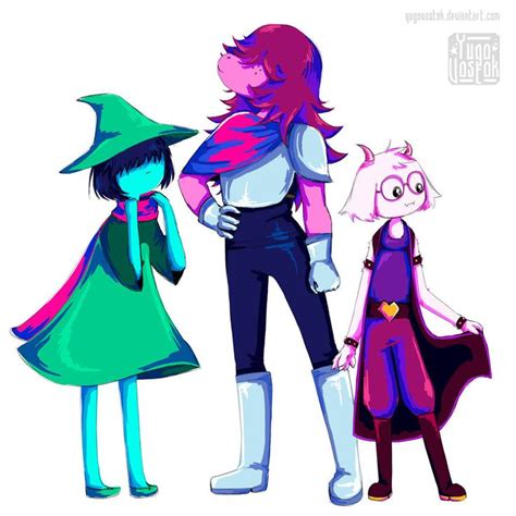 Main characters #2 - Deltarune by YugoVostok