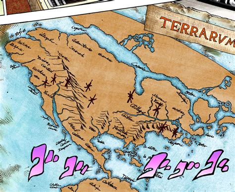 Joseph of Arimathea's Map - JoJo's Bizarre Encyclopedia | JoJo Wiki