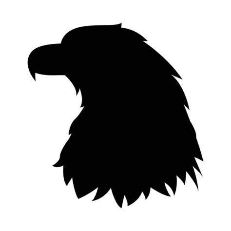 Eagle Head Vector - Side View Silhouette — Stock Vector © BluezAce ...