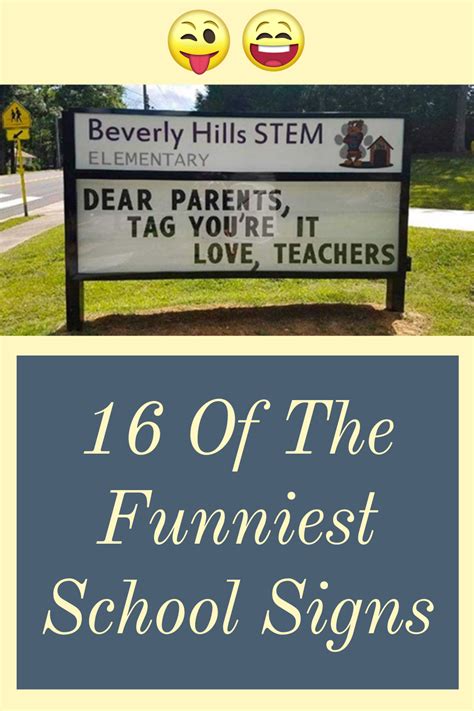 16 Of The Funniest School Signs Stem Elementary, Elementary Schools, Outdoor Signage, Dear ...