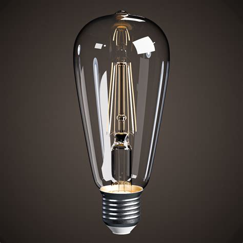 3D model Lightbulb - LED Vintage Edison Bulb VR / AR / low-poly | CGTrader