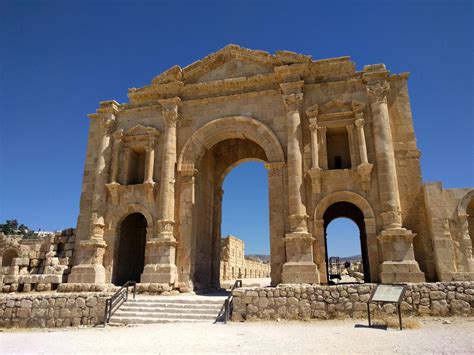 Emperor Hadrian’s Arch in Jerash | Picturing Jordan