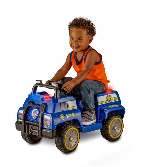 Nickelodeon's PAW Patrol: Chase Quad, 6-Volt Ride-On Toy by Kid Trax ...