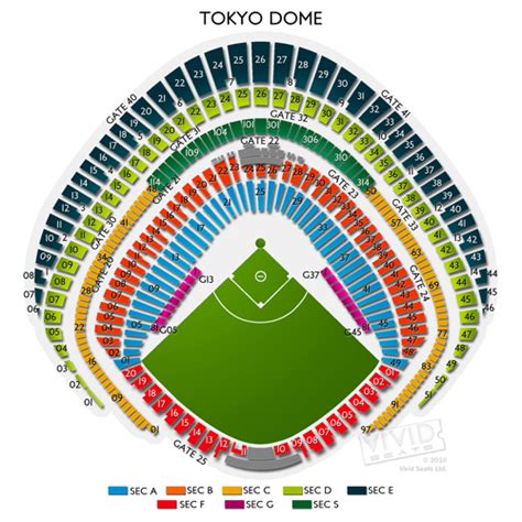 Tokyo Dome Seating Chart | Vivid Seats