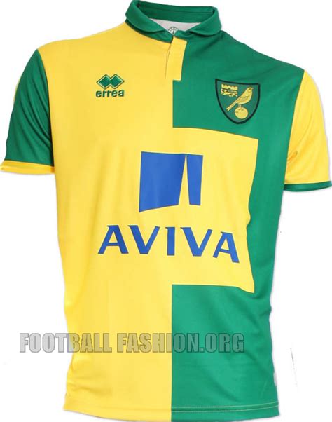 Norwich City FC 2015/16 Errea Home Kit | FOOTBALL FASHION.ORG