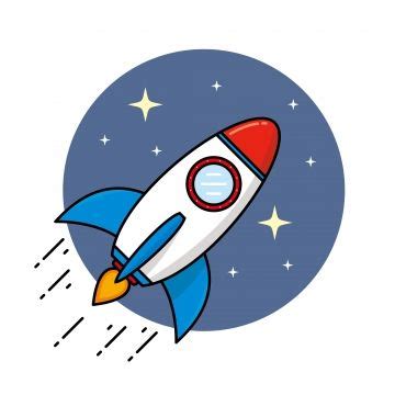 Rocket illustration clipart png images rocket vector illustration ...