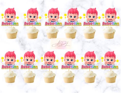 Bebefinn Cupcake Toppers, Cupcake Toppers Birthday Decorations - Etsy