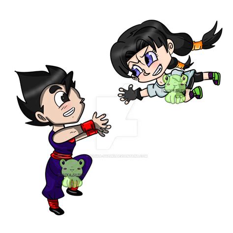 Gohan x Videl - Fan Art by Ichika-Suzuki on DeviantArt