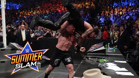 The Undertaker vs. Brock Lesnar: SummerSlam 2015 - YouTube