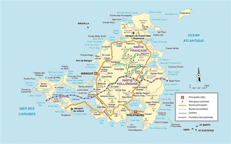 Printable Road Map Of St Maarten - Printable Maps