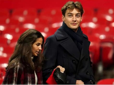 George Russell spotted with his girlfriend at the iconic Old Trafford ...