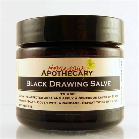 Black Drawing Salve Drawing Salve Black by HomespunApothecary