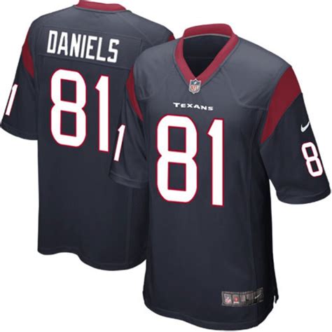 Nike Owen Daniels Houston Texans Youth Game Jersey - Navy Blue