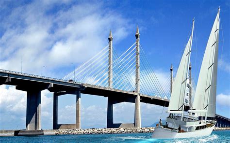 Penang Bridge Malaysia - Wallpaper, High Definition, High Quality ...