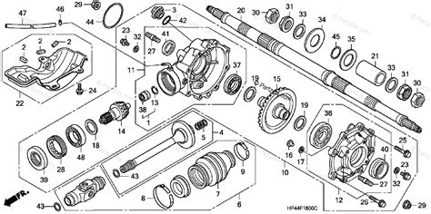 Honda ATV 2007 OEM Parts Diagram for Rear Final Gear | Partzilla.com