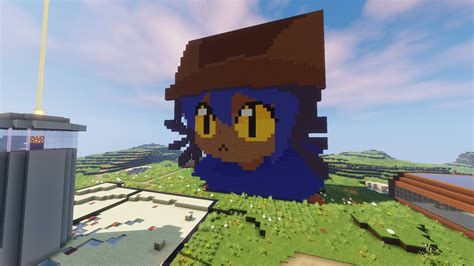 Niko pixel art in Minecraft : r/oneshot