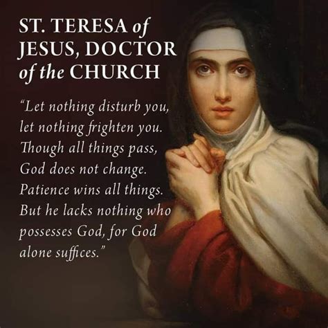 FEAST OF ST TERESA OF AVILA - 15th OCTOBER - Prayers and Petitions