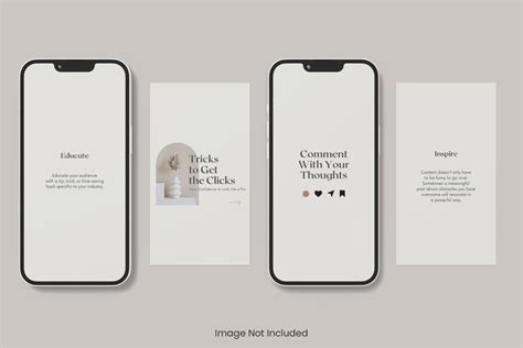 Premium PSD | Instagram story mockup