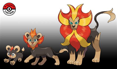 In-Progress Pokemon Evolutions | #667.5 - While they’re young, Litleo live in a...