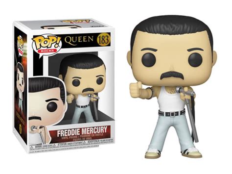 Freddie Mercury Funko Pop Figure - Queen Freddie Mercury Radio Gaga Pop Vinyl Figure #183 - Geek ...