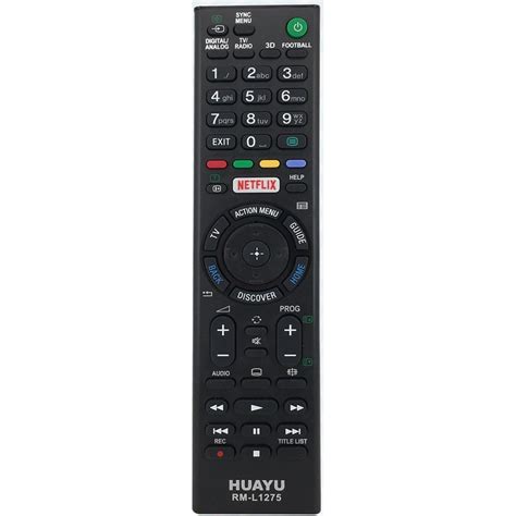 SONY BRAVIA LED LCD ANDROID TV remote control UNIVERSAL Free Settings ...