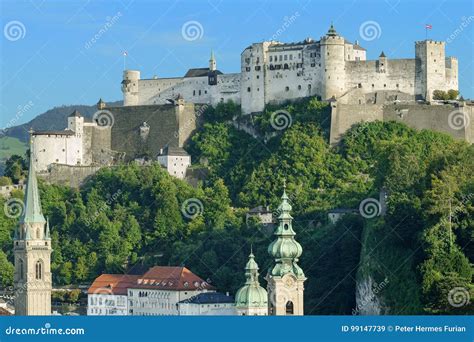 Hohensalzburg Castle in Salzburg, Austria, Europe Stock Image - Image of ancient, festung: 99147739