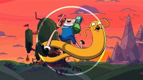 Desktop Wallpaper Cartoon, Adventure Time, Jake And Finn, Hd Image ...