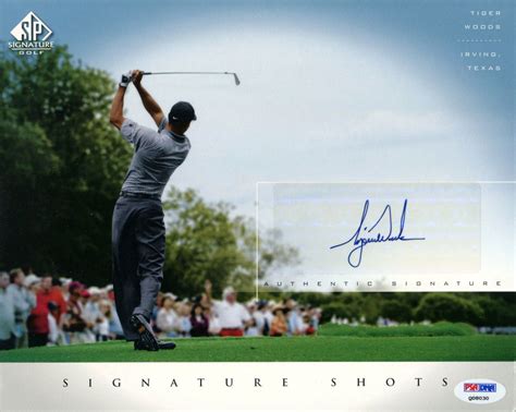 Tiger Woods | PSA AutographFacts℠