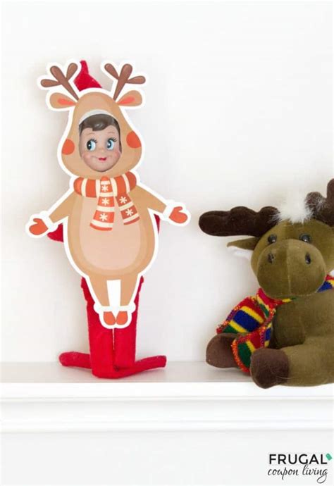 Elf on the Shelf Ideas | Elf Reindeer Costume Instant Download