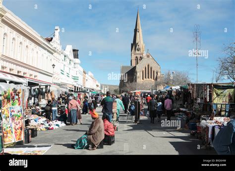 High Street during National Arts Festival in Grahamstown Grahamstown ...