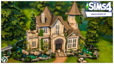 Mini Castle 🏰 The Sims 4 Castle Estate Kit | Speed Build - YouTube