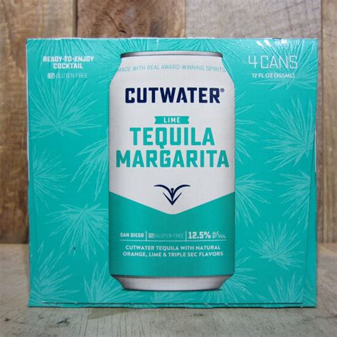 Cutwater Lime Tequila Margarita (4-Pack) - Oak and Barrel