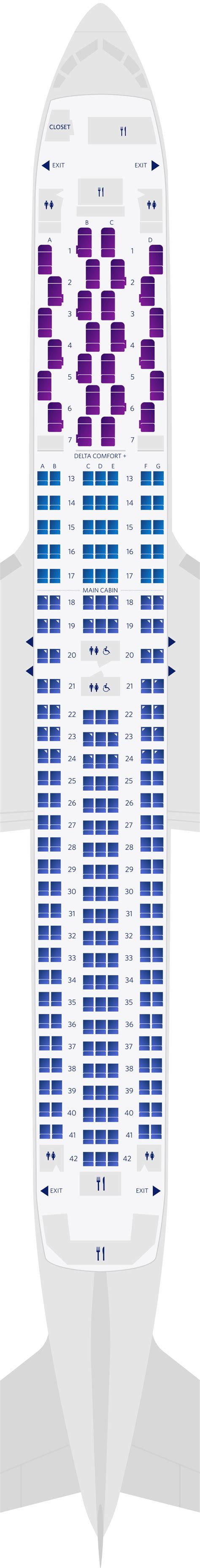 Boeing 767-300 Seating Chart