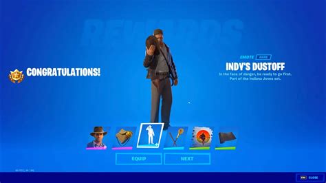 HOW TO GET INDIANA JONES INDYS DUSTOFF EMOTE IN FORTNITE! - YouTube