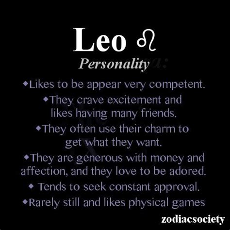 Pin by Clarice Rucker on ♉Horoscopes♉ | Leo zodiac facts, Leo personality, Zodiac signs leo