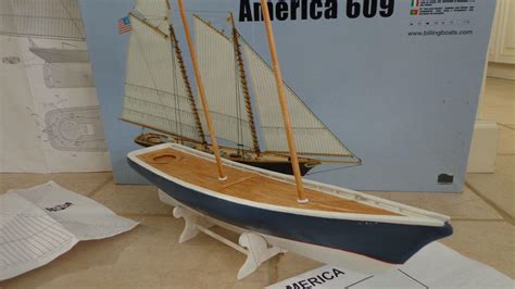 Billing Boats 609 Yacht America 1:72 scale (partially assembled) | #1812001132