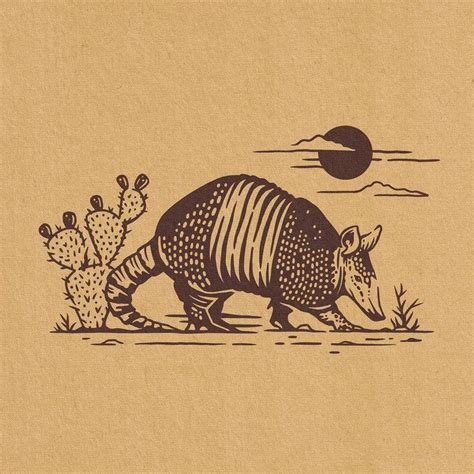 moron studio’s Instagram profile post: “Armadillo drawing created in ...