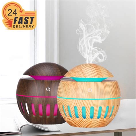 130ml Ultrasonic Air Humidifier With Essential Oil USB Diffuser Mute ...